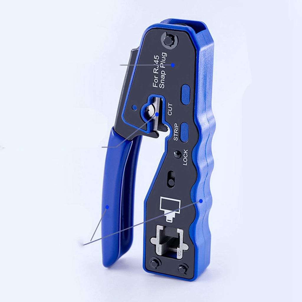 ShiZi คีมย้ำหัวต่อ RJ Crimper Steel Universal Cable Crimp Tool สำหรับ ...