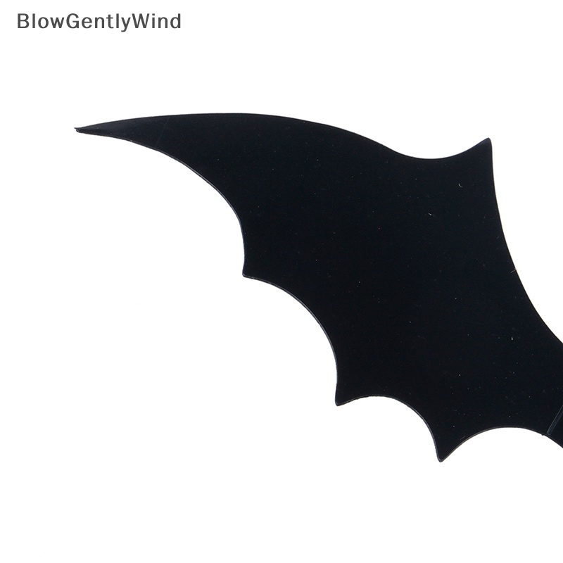 blowgentlywind-สติกเกอร์-pvc-ลายค้างคาว-3d-สีดํา-สําหรับติดตกแต่งผนังบ้าน-diy-12-ชิ้น-ต่อชุด-bgw