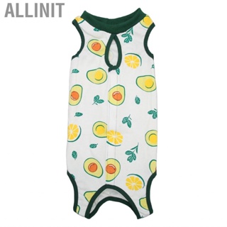 Allinit Recovery Suit Prevents Licking Breathable Kitten Surgical for Abdominal Wounds and Skin Diseases