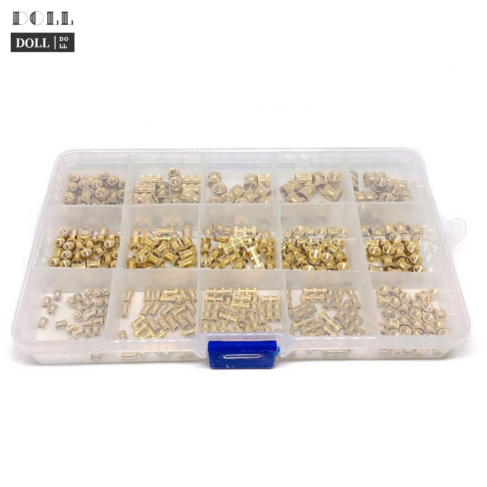 new-molded-copper-nut-set-330-pcs-m2-m3-m4-m5-metric-female-thread-inserts