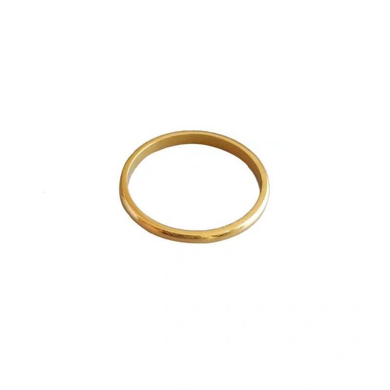 แหวนชุบทอง-18k-แบบบาง-สีชมพู-สําหรับผู้หญิง-ขายส่ง