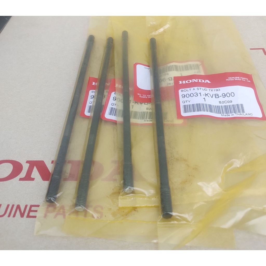 90032-KVB-900*2/90031-KVB/900*2เสาเสื้อสูบแท้ HONDAคลิ๊ก110,สกู๊ปปี้ไอ ...