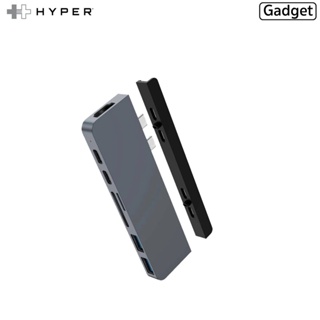 Hyper HyperDrive DUO 7-in-2 อุปกรณ์เชื่อมต่อเกรดพรีเมี่ยม รองรับ New 2020 version with 4K60Hz HDMI, magnetic grip &amp; USB