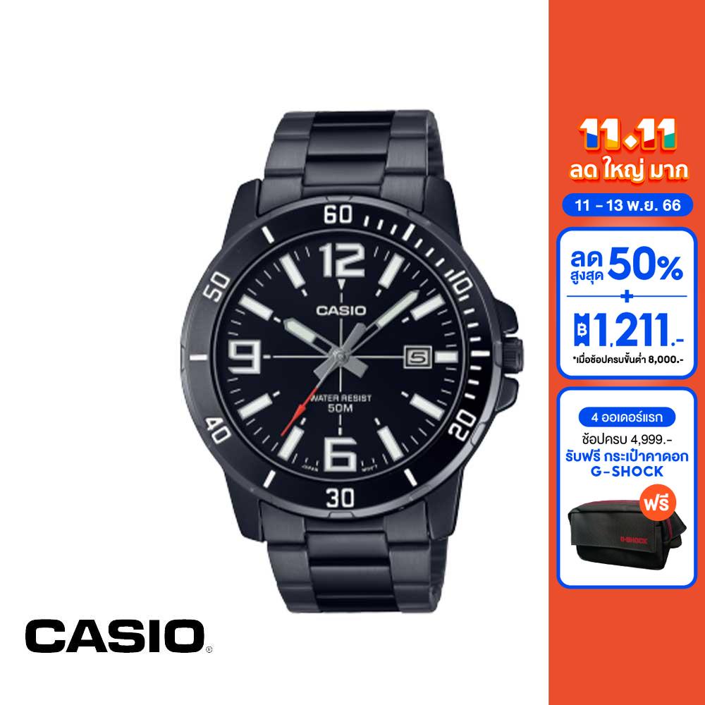 casio-นาฬิกาข้อมือ-casio-รุ่น-mtp-vd01b-1bvudf-วัสดุสเตนเลสสตีล-สีดำ