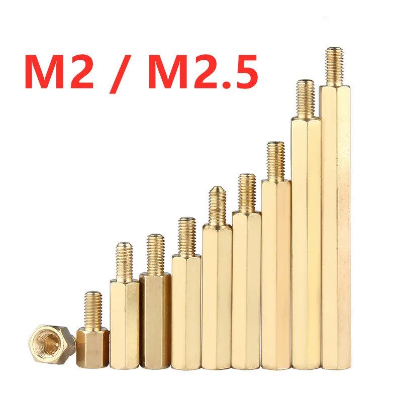 20 ชิ้น M2/M2.5 Spacing สกรู Pcb Standoff Pilar Hex หัว Struts ทองแดง ...
