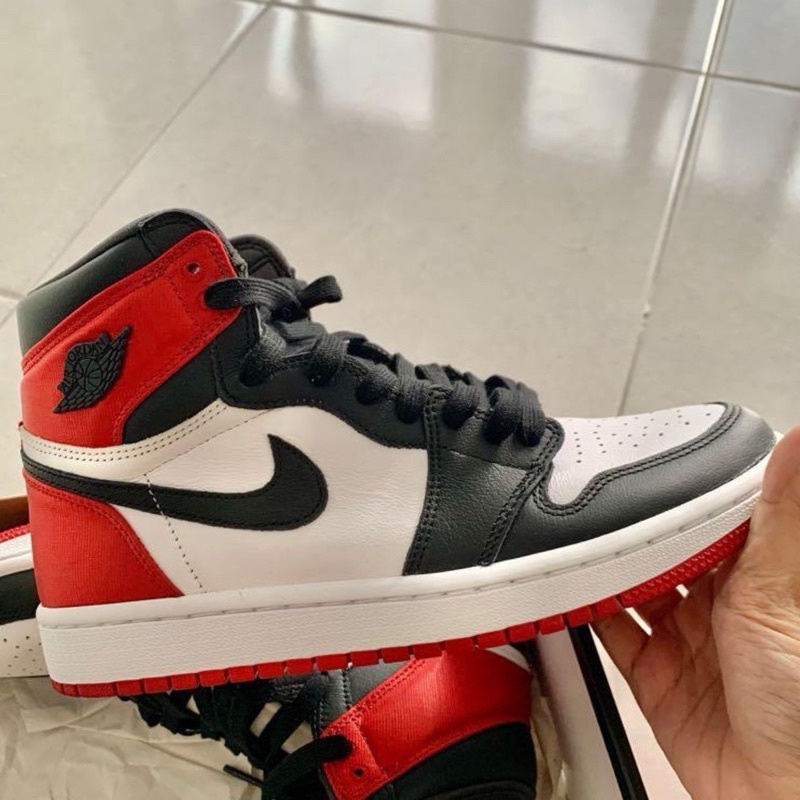 Jordan 1 Retro High Satin Black Toe รอ�?�?�?�?า�?�?า�?�? Unisex �?ุ�?ภา�?ระ�?ั�?�?รี�?�?ีย�? Versatile | Shopee 
