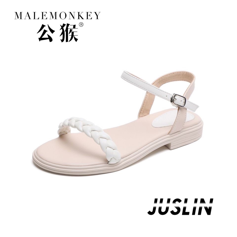 juslin-รองเท้าแตะผู้หญิง-ส้นแบน-ใส่สบาย-สไตล์เกาหลี-รองเท้าแฟชั่น-2023-ใหม่-stylish-สวยงาม-รุ่นใหม่-สไตล์เกาหลี-d22e02c-37z230910