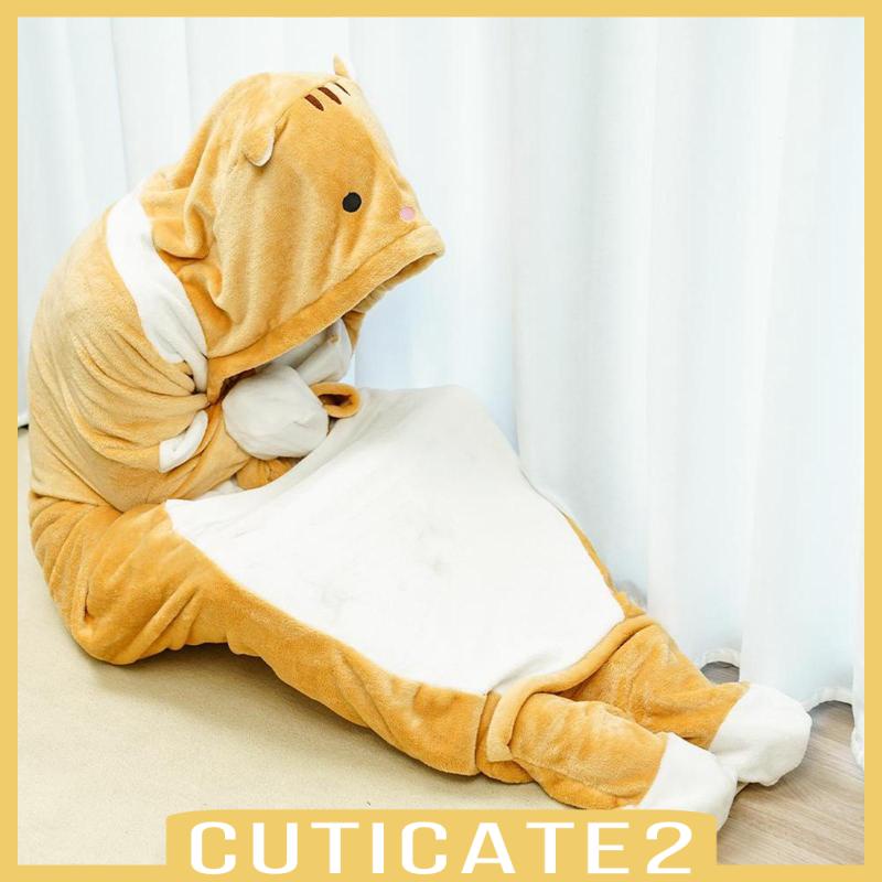 cuticate2-ชุดนอน-ผ้าห่ม-ลายแมว-สวมใส่ได้-สําหรับผู้ใหญ่