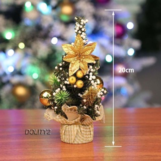 [Dolity2] ต้นคริสต์มาสจิ๋ว พร้อมฐานรองโต๊ะ DIY สําหรับตกแต่งบ้าน ออฟฟิศ