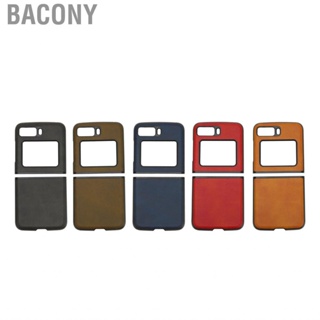 Bacony Phone Protective Case  Folding Drop Resistant Synthetic Leather for