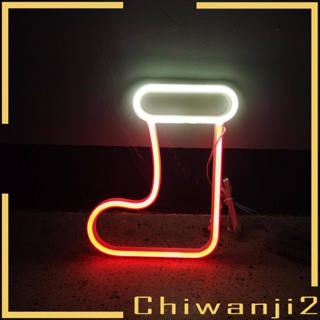 [Chiwanji2] โคมไฟนีออน LED สําหรับแขวนตกแต่งร้านอาหาร เทศกาลคริสต์มาส