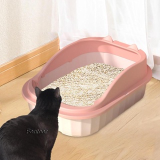 [Fenteer] ถาดชักโครก ขนาดเล็ก สําหรับสัตว์เลี้ยง แมว