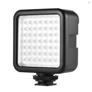 {Fsth} Andoer W49 Mini Interlock Camera LED Panel Light Dimmable Camcorder Video Lighting With Shoe Mount Adapter for Canon   A7 DSLR