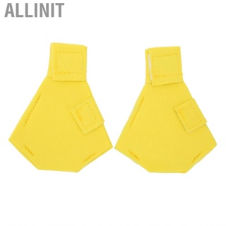 Allinit Pet Duck Shoes  Cushioning Paw Protector Yellow Hook and Loop Design Walking Boots for Indoor