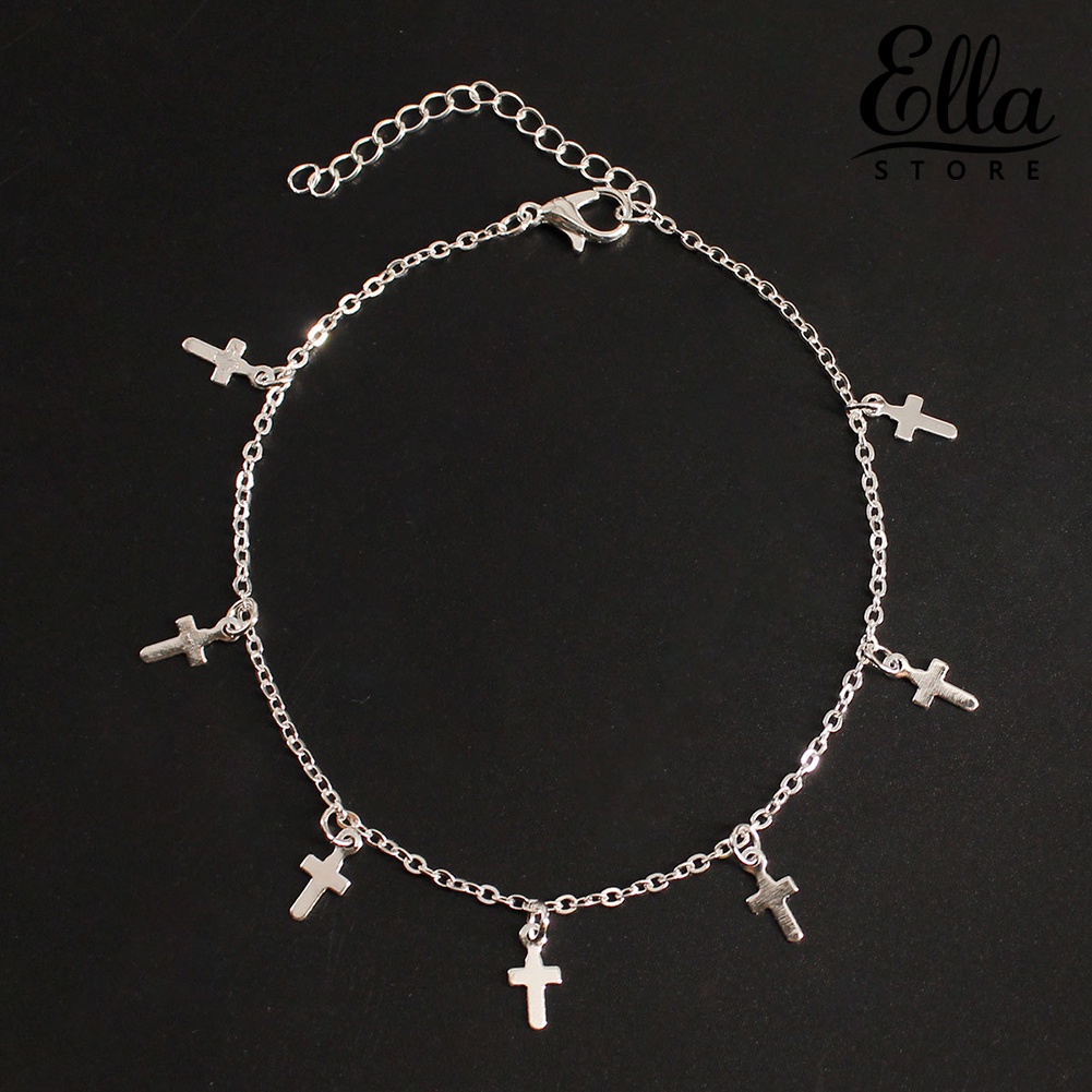 ellastore123-สร้อยข้อเท้า-สายโซ่-แฟชั่น-สําหรับผู้หญิง