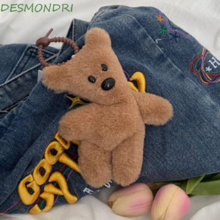 พวงกุญแจ จี้ตุ๊กตาหมีเท็ดดี้ DESMONDRI สไตล์เกาหลี ของเล่นสําหรับเด็ก