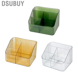 Dsubuy Makeup Organizer  4 Grids Large  Desk Storage Box for Skincare Products