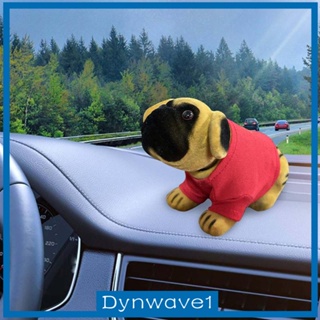 [Dynwave1] แดชบอร์ดหัวสุนัข ขนาดเล็ก สําหรับตกแต่งโต๊ะทํางาน สํานักงาน รถบรรทุก