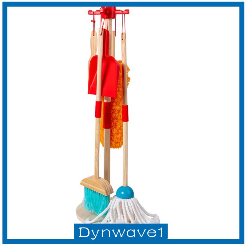 dynwave1-ชุดของเล่นไม้กวาดทําความสะอาด-พร้อมที่ตักฝุ่น-ขนาดเล็ก-สําหรับเด็กวัยหัดเดิน