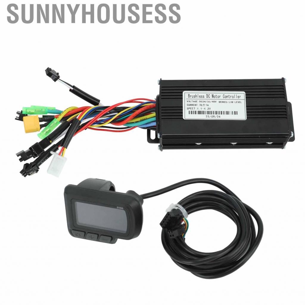 Sunnyhousess 24V 36V 48V Electric Bike Controller Kit with LCD Display
