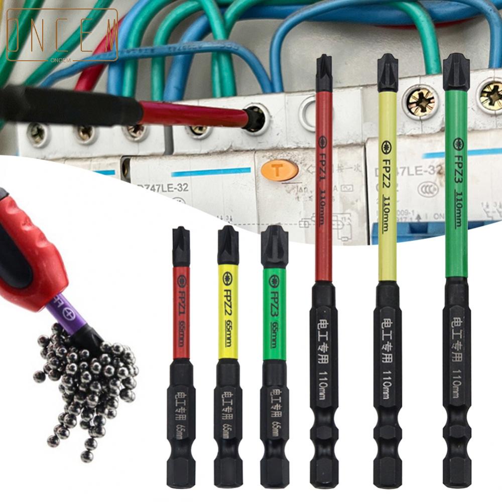 【ONCEMOREAGAIN】Screwdriver Bits For Electrician Magnetic Special Cross ...