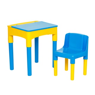 FURRADEC ชุดโต๊ะ รุ่น RONNY (สีฟ้า/เหลือง)