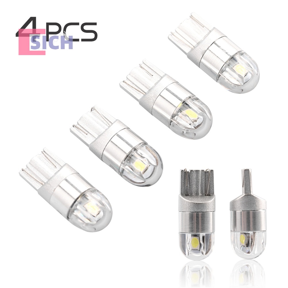GLL 10pcs T10 501 LED Lampen 3030 2SMD W5W LED Lampen 130 Lumen 6500K