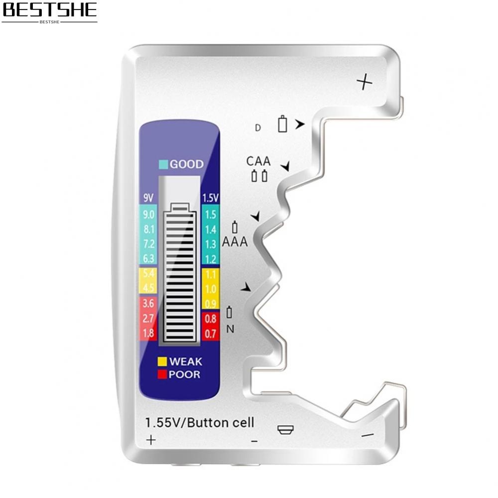 เครื่องทดสอบแบตเตอรี่ หน้าจอ LCD ความจุ 92*63*14 มม. สีเงิน | Shopee ...