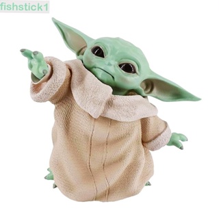 Fishstick1 8ซม.The Mandalorian โมเดลตุ๊กตาฟิกเกอร์ Yoda Baby Figure Star Wars ของเล่นสําหรับเด็ก