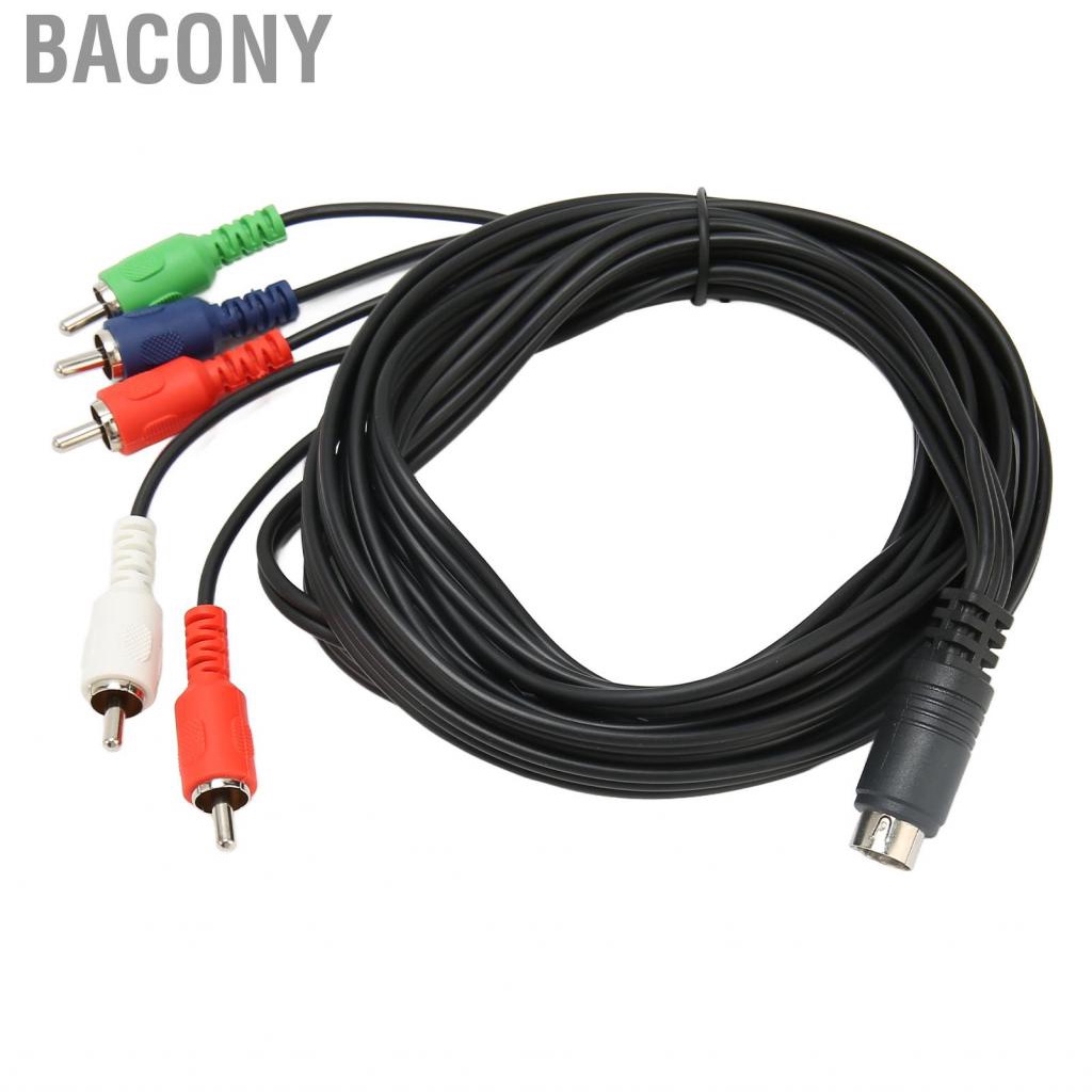 bacony-10-pin-av-din-cable-replacement-noise-reduction-to-5-rca-for-projectors-tvs