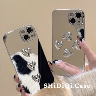 ความรักสามมิติ เคสโทรศัพท์กระจก เคสโทรศัพท์ระดับพรีเมียม compatible for เคสไอโฟน11 เคสไอโฟน 13 เคสไอโฟน 12 เคสไอโฟน 14 promax เคสไอโฟน XR เคสไอโฟน13promax เคสไอโฟน 14