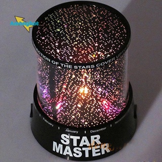 STAR MASTER Amonghot&gt; โคมไฟโปรเจคเตอร์ LED รูปดาว ท้องฟ้ากลางคืน โรแมนติก ของขวัญ สําหรับตกแต่งบ้าน