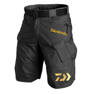 Daiwa กางเกงขาสั้น ระบายอากาศ กันน้ํา แห้งเร็ว พลัสไซซ์ สําหรับผู้ชาย เหมาะกับการตกปลา ล่าสัตว์