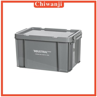 [Chiwanji] กล่องเก็บของ พร้อมฝาปิด ประหยัดพื้นที่ สําหรับบ้าน และตู้เสื้อผ้า