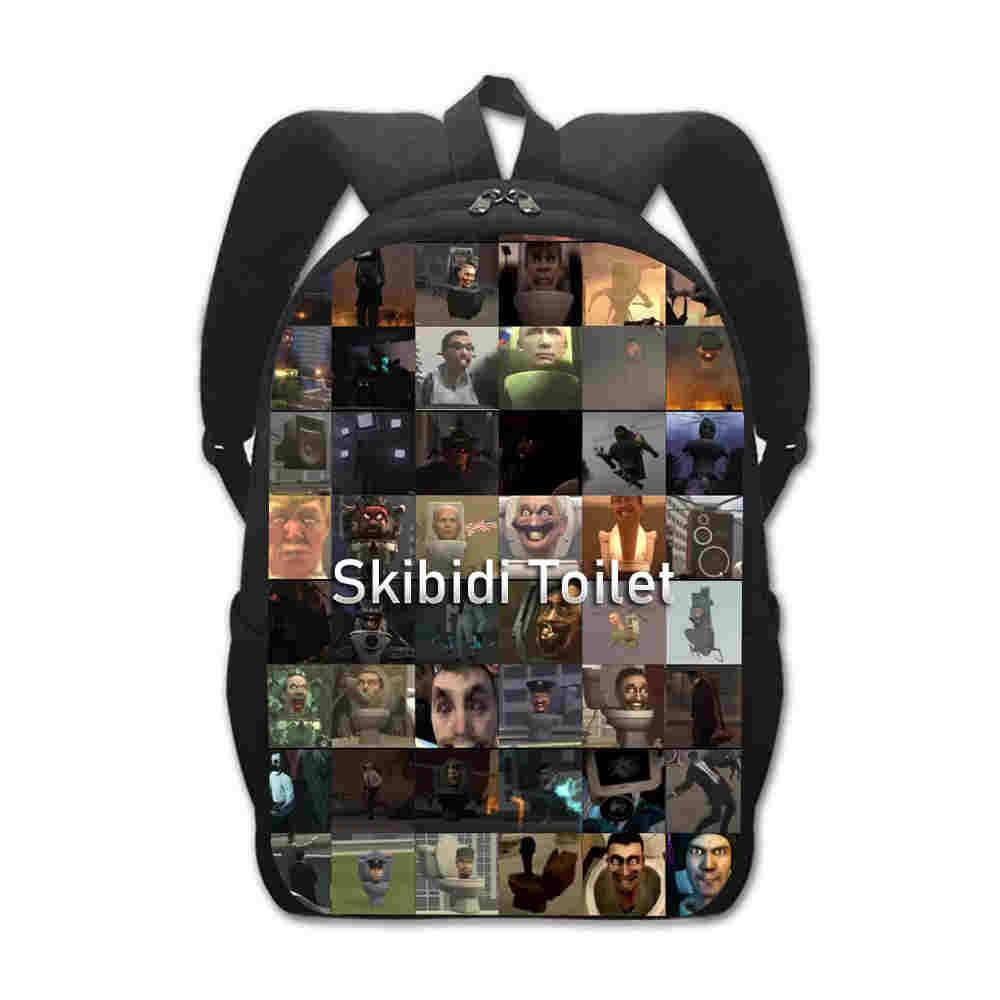 fash-skibidi-กระเป๋าเป้สะพายหลัง-กระเป๋านักเรียน-ความจุขนาดใหญ่-อเนกประสงค์-สําหรับผู้หญิง