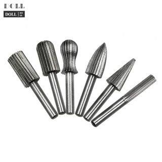 ⭐NEW ⭐Premium CNC Engraving Bit Rotary File Set with 6mm Shank Ideal for Grinding 6pcs