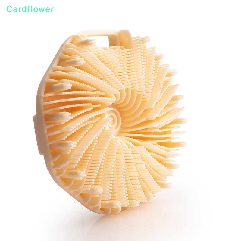 lt-cardflower-gt-แปรงซิลิโคน-ทรงกลม-แบบพกพา-อเนกประสงค์-สําหรับขัดผิว-อาบน้ํา-1-4-ชิ้น