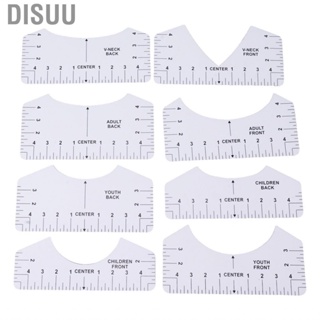 Disuu 8PCS T Shirt Ruler Guide PVC Clothing Centering Design Alignment Tool US
