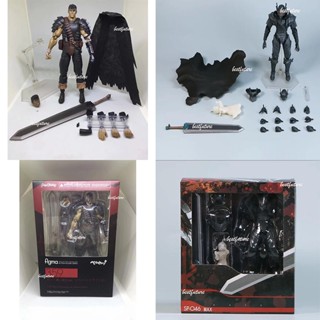 โมเดลฟิกเกอร์ อนิเมะ Berserk Figma Guts Sp-046 MAX 359 Deluxe Edition Change Face Articulado สําหรับเก็บสะสม