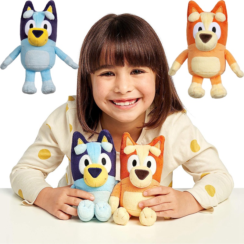 30cm Cute Bluey Stuffed Plush Cartoon Anime Animal Bingo Soft Cotton Plush Doll Toys for Kids