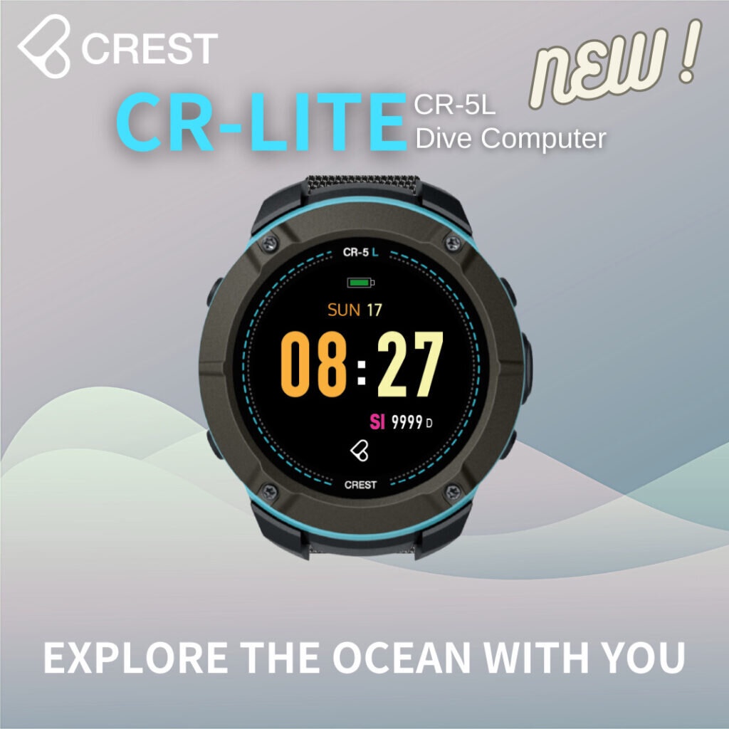 crest-cr-5-lite-diving-computer-lightweight-strong-waterproof-ไดฟ์คอม