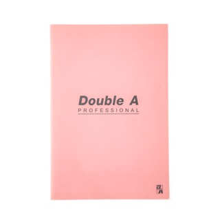 Double A สมุดบันทึกมุงหลังคา 70แกรม รุ่น Professional สีชมพู