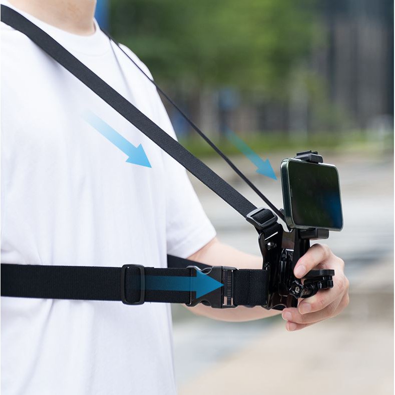 TELESIN สายคาดหน้าอก สายรัดหน้าอก กล้อง Action Camera Chest Strap Mount