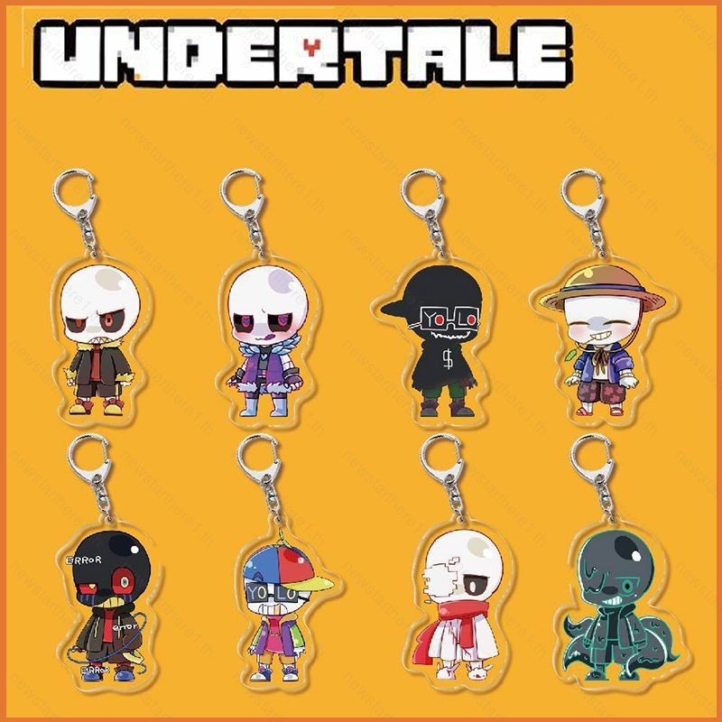 Jason เกม Undertale พวงกุญแจ Frisk Sans อะนิเมะพวงกุญแจอะคริลิค Papyrus ...