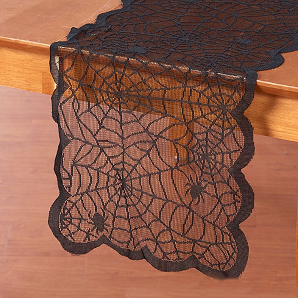 halloween-ผ้าคลุมโต๊ะเว็บ-แต่งลูกไม้-ลายแมงมุม-ขนาด-183x33-ซม-สําหรับตกแต่งปาร์ตี้ฮาโลวีน