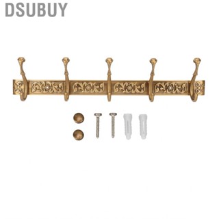 Dsubuy Bathroom Rail Wall Hook Behind Door Mounted For  Hat Clothes Hanging Vintage Space Aluminum Hardware