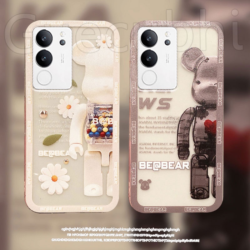 ใหม่-เคสโทรศัพท์มือถือ-ซิลิโคนนิ่ม-ใส-ลายหมี-แคทูน-สําหรับ-vivo-v29-5g-2023-v29-5g