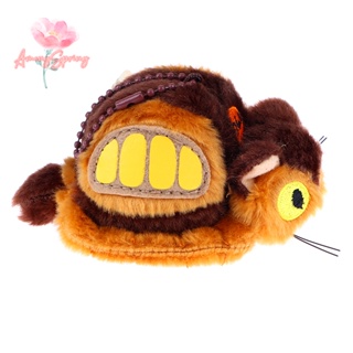 Amongspring&gt; ใหม่ จี้ตุ๊กตาการ์ตูนอนิเมะ Totoro Bus น่ารัก สําหรับกระเป๋าเป้สะพายหลัง