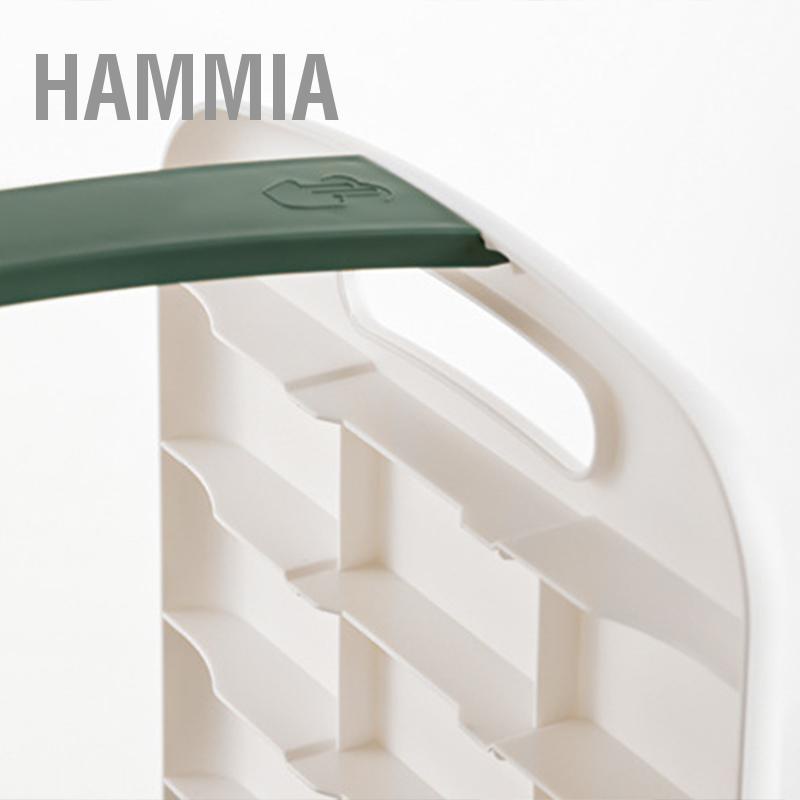 hammia-สี่ชั้นจานเตรียมแผ่นลิ้นชักพลาสติกผักเตรียมrack-kitchen-storage-rack