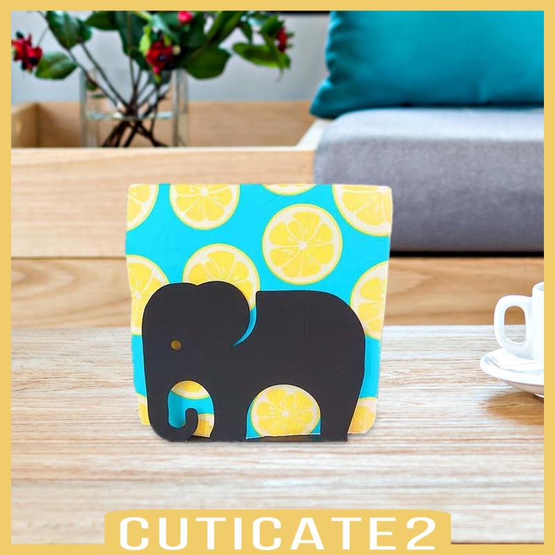 cuticate2-ที่วางผ้าเช็ดปาก-โลหะ-รูปช้าง-สําหรับห้องรับประทานอาหาร